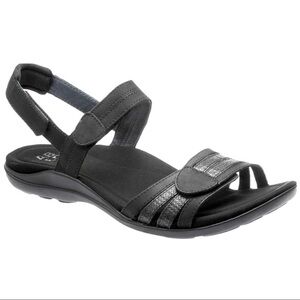 ABEO B.i.o.system Brynn Metatarsal Black Strap Sandals Shoes Size 7 Narrow
